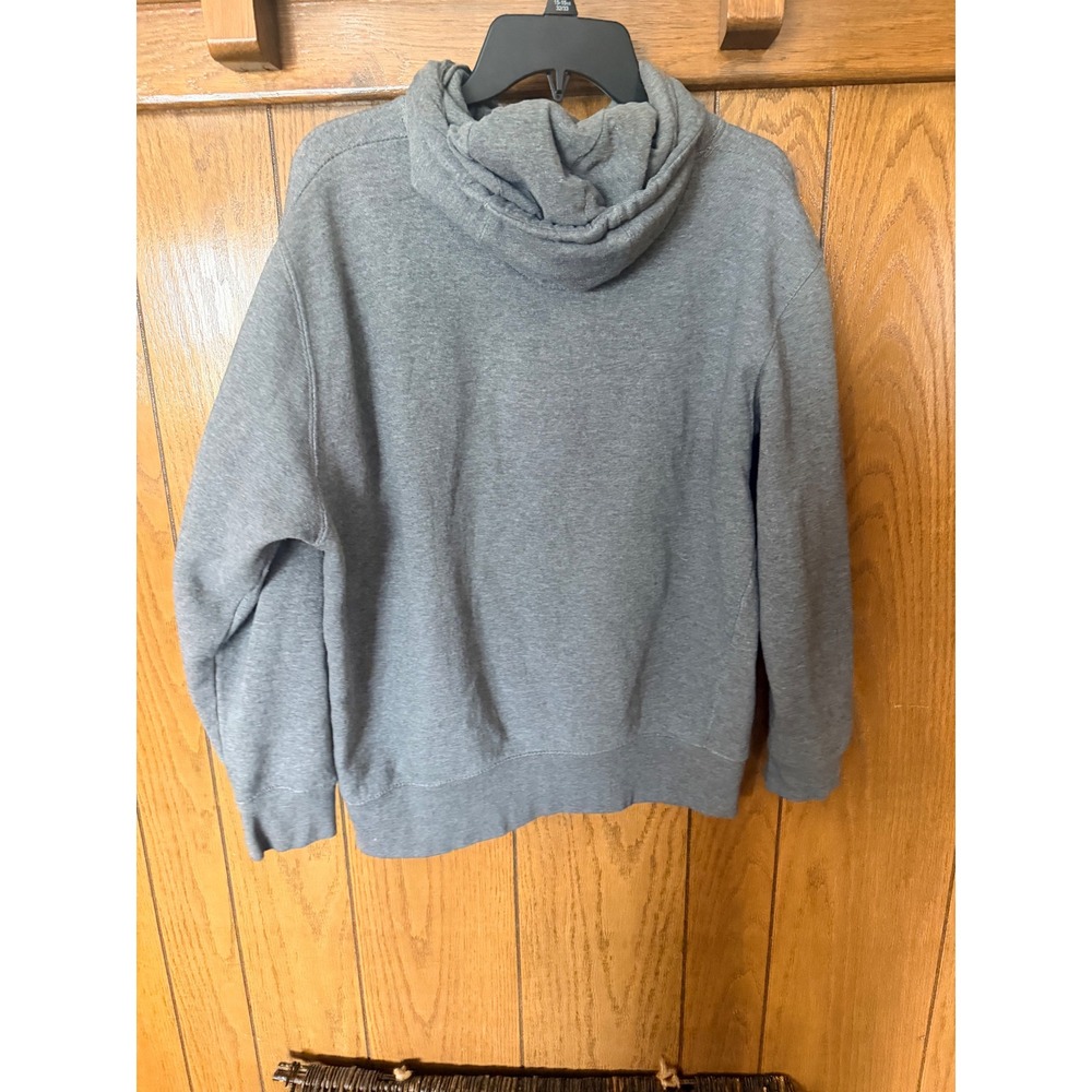 John Deere Mens Graphic Logo Pullover Hoodie Heather Grey Size M Medium - Picture 3 of 4